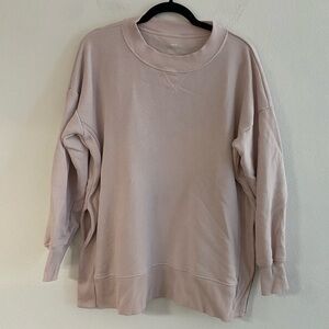 Aerie Long Sleeve Pullover S Light Pink